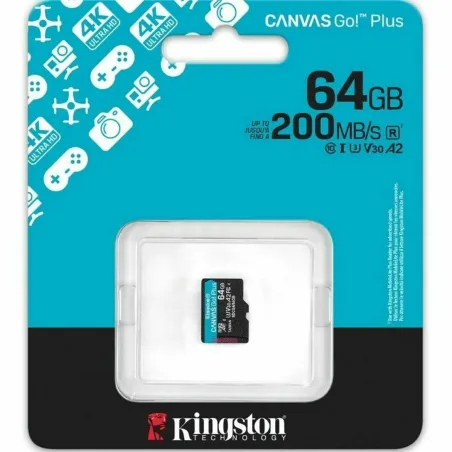 Mälukaart Micro SDXC Kingston CANVAS Select Plus 64 GB