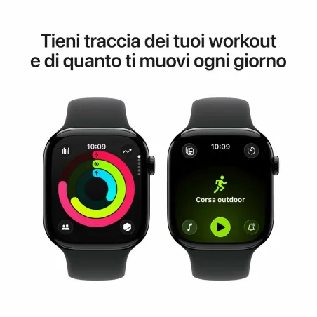 Viedpulkstenis Apple MEUW4QL/A Melns 46 mm