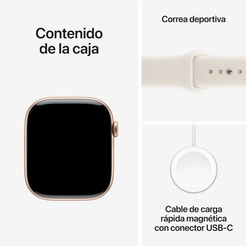 Viedpulkstenis Apple MEV74QL/A Rozā 46 mm