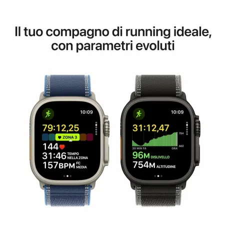 Smartwatch Apple MF1D4QL/A Black Light Blue 49 mm