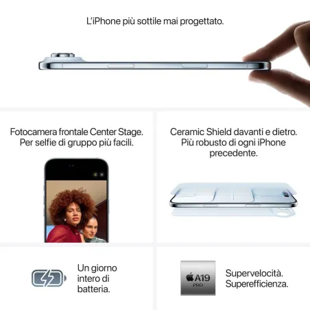 Išmanusis Telefonas Apple iPhone 17 Air Octa Core 12 GB RAM 1 TB Mėlyna 6,5"
