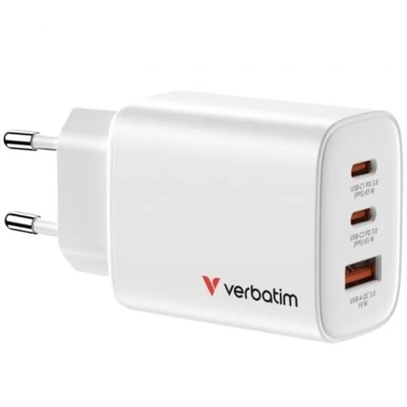 USB-кабель Verbatim 32353 65 W Белый