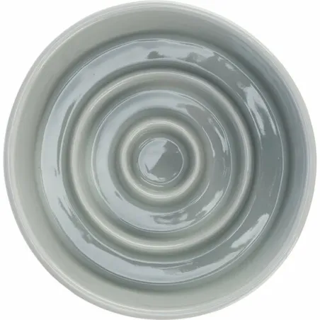 Suņu barotava Trixie Slow Feeding Zils Pelēks Ø 14 cm 450 ml