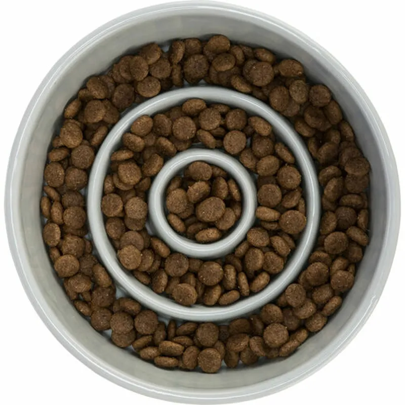 Šunų maisto indas Trixie Slow Feeding Mėlyna Pilka Ø 14 cm 450 ml