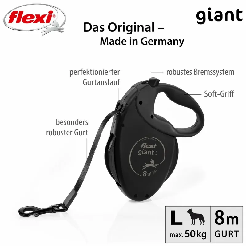 Dog Lead Trixie Black