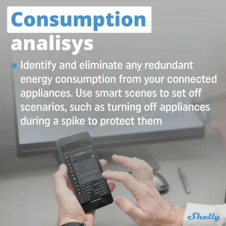 Smart Plug Shelly MINI 1PM GEN3 Bluetooth Wi-Fi Bluetooth 4.2