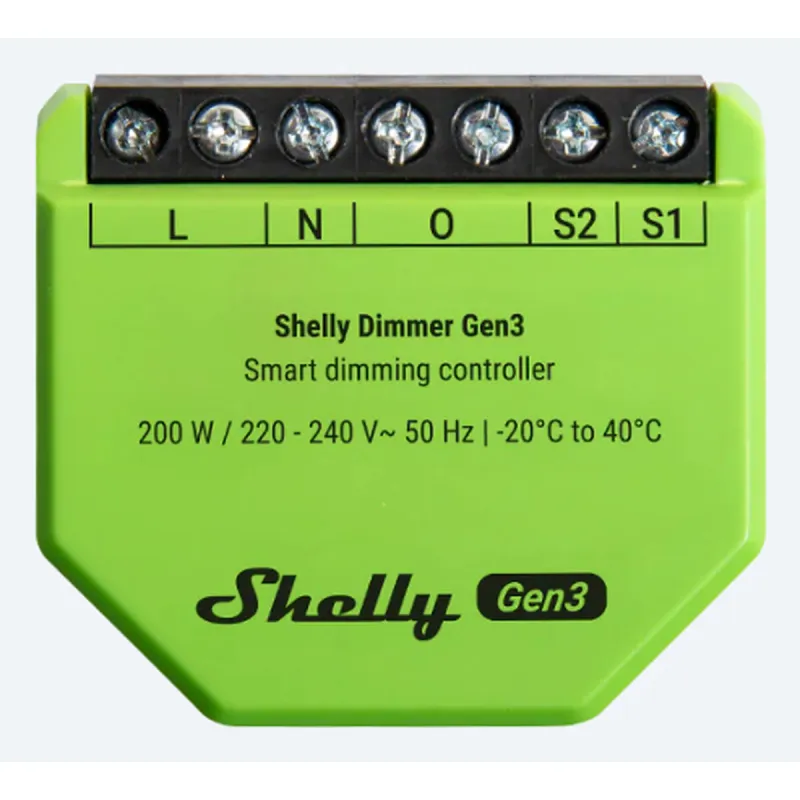 Wi-Fi switch module Shelly Gen 3 220-240 V