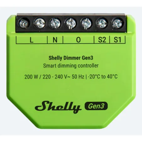 Wi-Fi switch module Shelly Gen 3 220-240 V