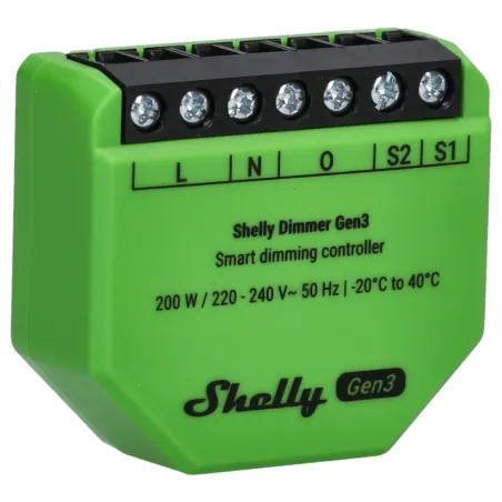 Wi-Fi switch module Shelly Gen 3 220-240 V