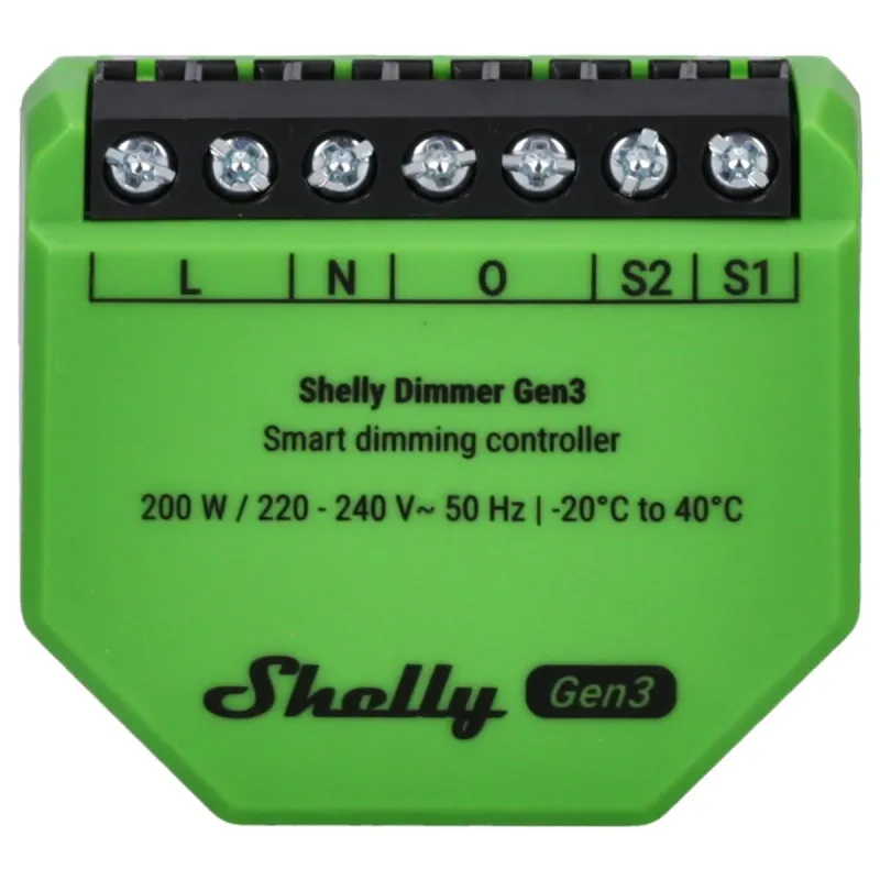 Wi-Fi jungiklio modulis Shelly Gen 3 220-240 V