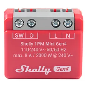 Smart Plug Shelly S4SW-001P8EU Bluetooth Wi-Fi Bluetooth 5.0