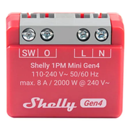 Smart Plug Shelly S4SW-001P8EU Bluetooth Wi-Fi Bluetooth 5.0