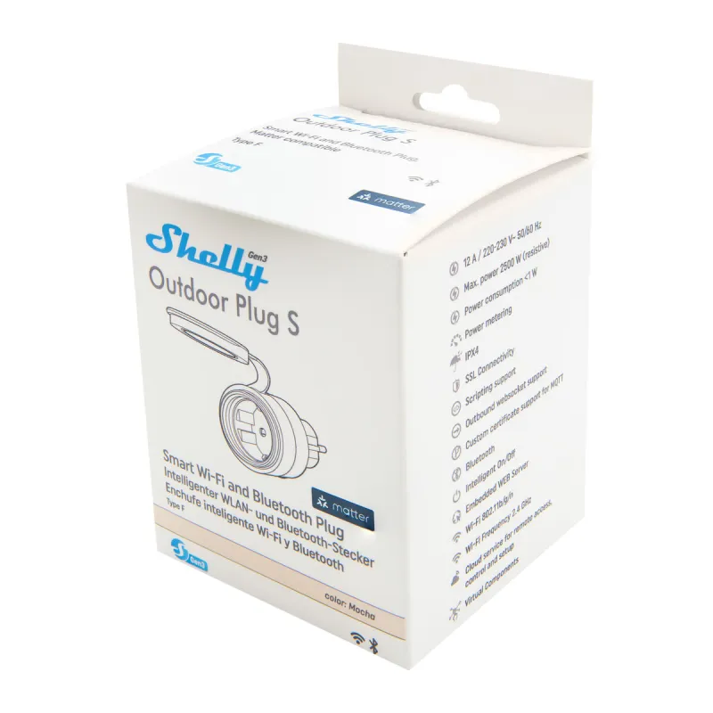 Nutipistik Shelly S3PL-20112EU Wi-Fi