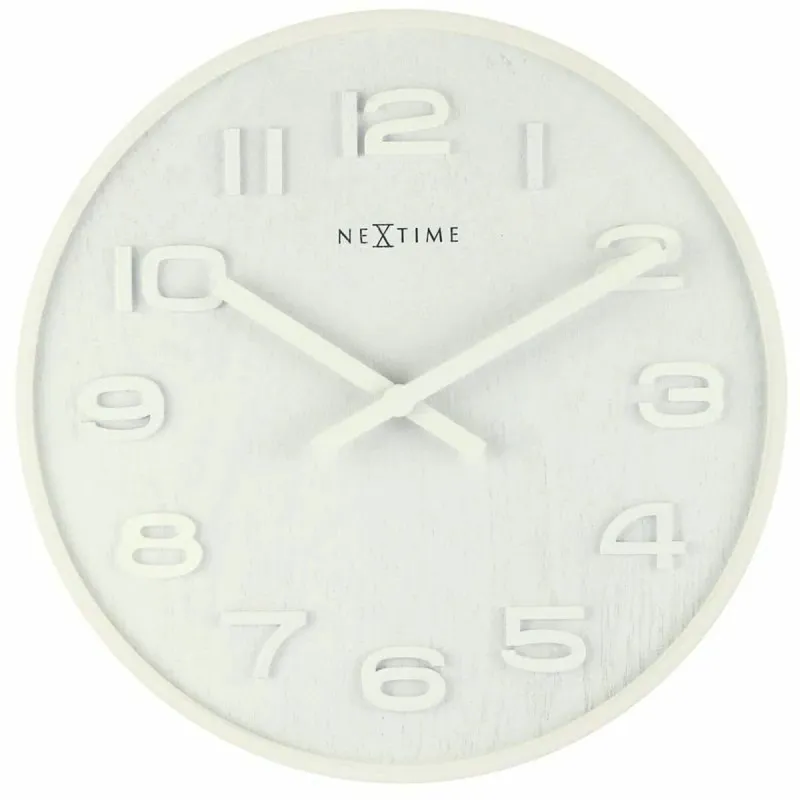Настенное часы Nextime Белый 35 cm