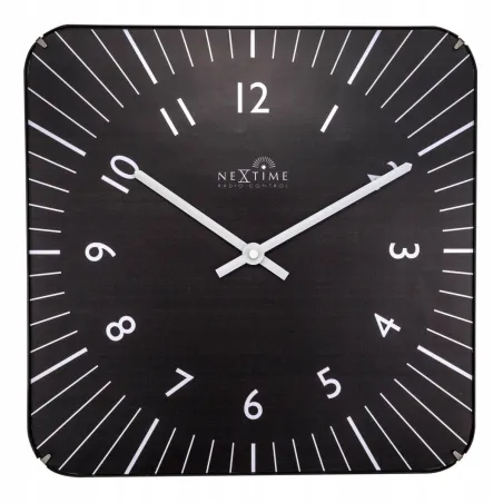 Настенное часы Nextime Чёрный 35 x 35 cm