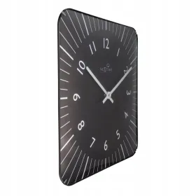 Настенное часы Nextime Чёрный 35 x 35 cm