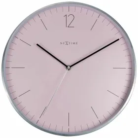 Настенное часы Nextime Серый Розовый 34 cm