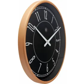 Настенное часы Nextime Чёрный Позолоченный 30 cm