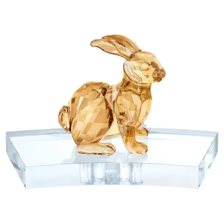 Dekoratiivkuju Swarovski Rabbit Kuldne Jänes 13,6 x 8,3 x 8,8 cm