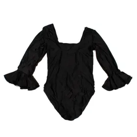 Women's Ballet Leotard Flamenco Black (XL)