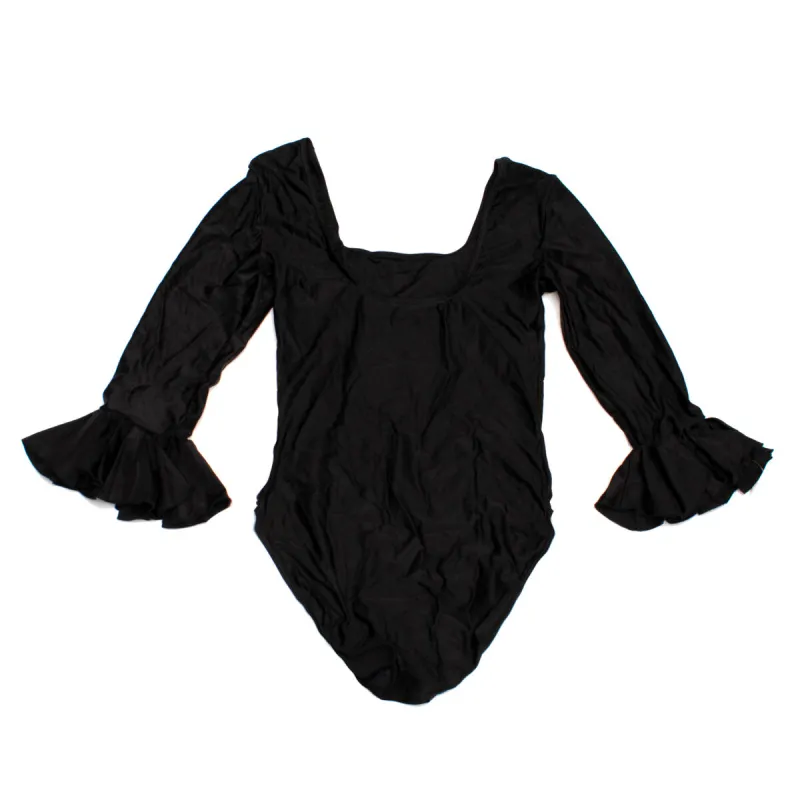 Women's Ballet Leotard Flamenco Black (XL)