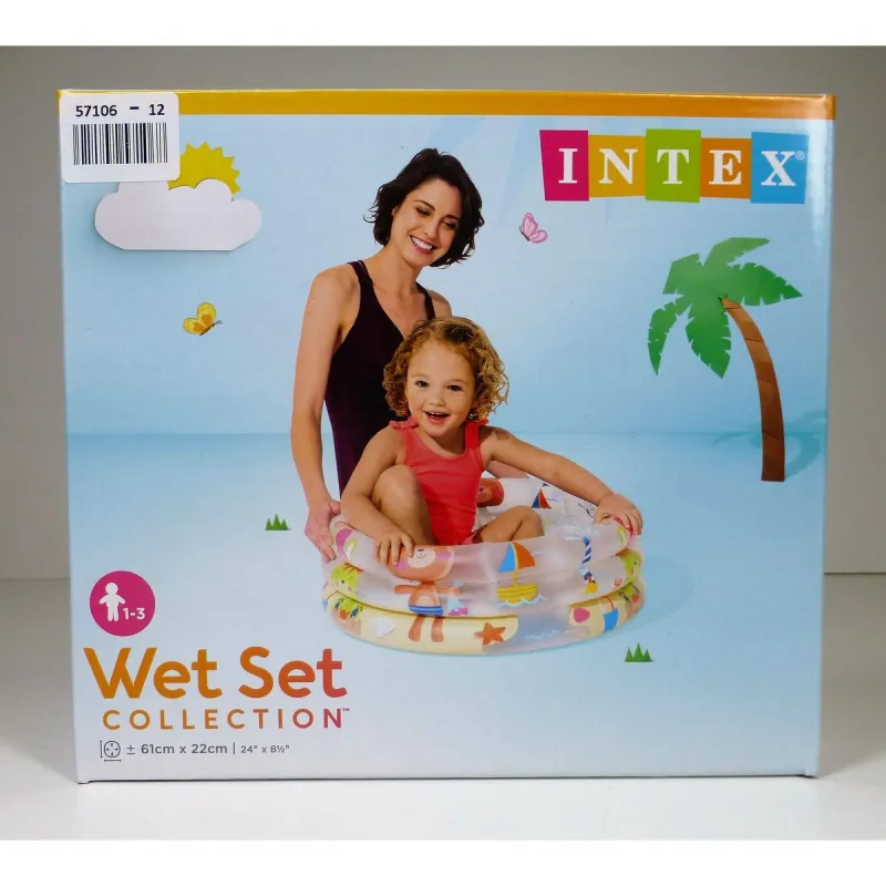Pripučiamas baseinas Intex 57106EP-OK (61 x 22 cm) gyvūnai 100 % PVC 61 x 22 cm