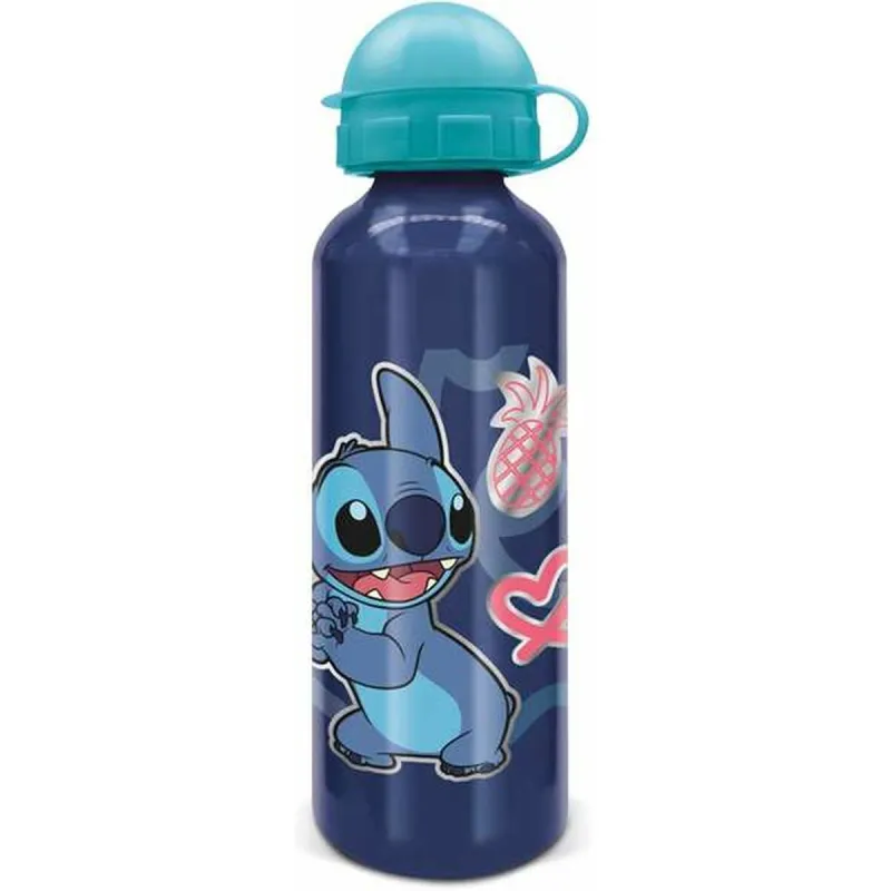 Water bottle Stitch Blue Aluminium 530 ml