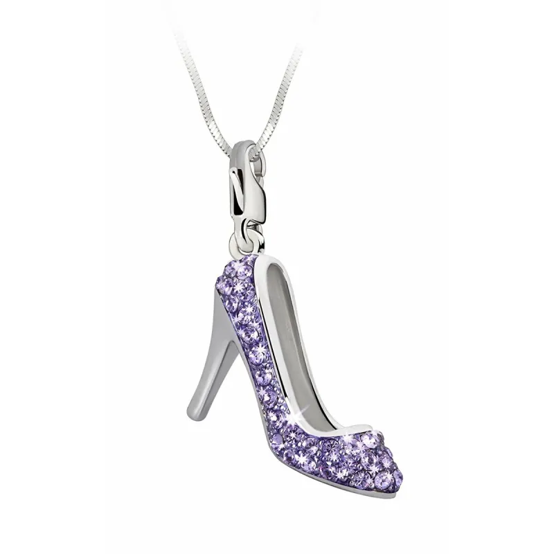 Woman's charm link Glamour (4 cm) Purple 4 cm