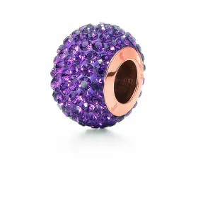 Naisten helmet Folli Follie Purppura 1 cm