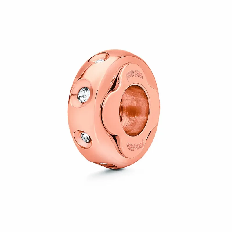 Naisten helmet Folli Follie 3P13T017RC Kullattu 1 cm