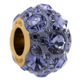 Naisten helmet Folli Follie Purppura 1 cm