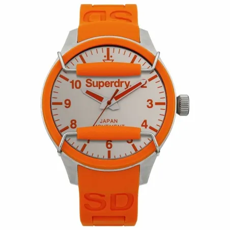 Unisex Kell Superdry Hõbedane (Ø 44 mm)