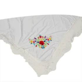 Õlasall Valge 140 cm