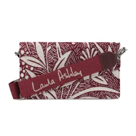 Naisten Käsilaukku Laura Ashley CRESTON-FLOWER-CLARET-RED Harmaa 24 x 13 x 3 cm