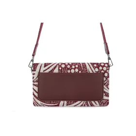Naisten Käsilaukku Laura Ashley CRESTON-FLOWER-CLARET-RED Harmaa 24 x 13 x 3 cm
