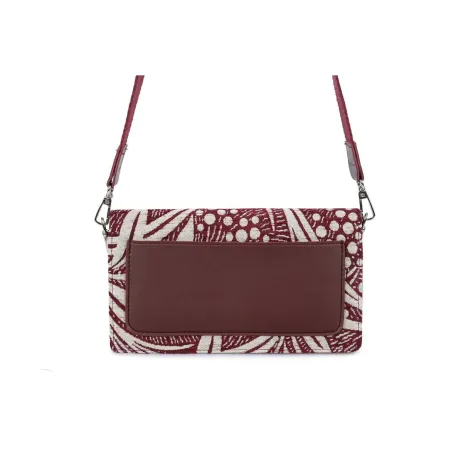 Sieviešu Rokassoma Laura Ashley CRESTON-FLOWER-CLARET-RED Pelēks 24 x 13 x 3 cm