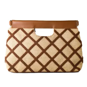 Naisten Käsilaukku Laura Ashley VALETTA-QUILTED-TAN Ruskea 30 x 20 x 9 cm
