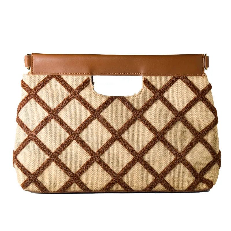 Naisten Käsilaukku Laura Ashley VALETTA-QUILTED-TAN Ruskea 30 x 20 x 9 cm