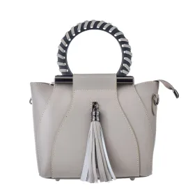 Naisten Käsilaukku Mia Tomazzi WB201297-GREY Beige 21 x 18 x 7 cm