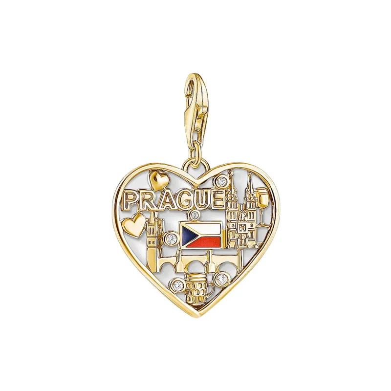 Ladies' Beads Thomas Sabo Golden 2 cm
