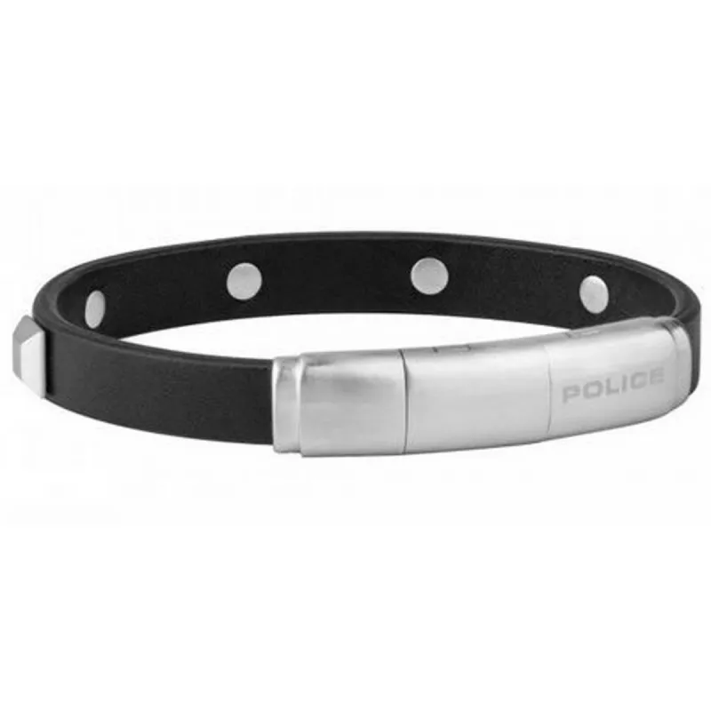 Miesten rannekorut Police Ruostumaton teräs 19 cm