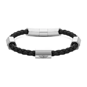 Men's Bracelet Police Leather 19 cm