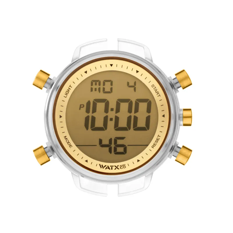 Часы унисекс Watx & Colors Жёлтый (Ø 49 mm)