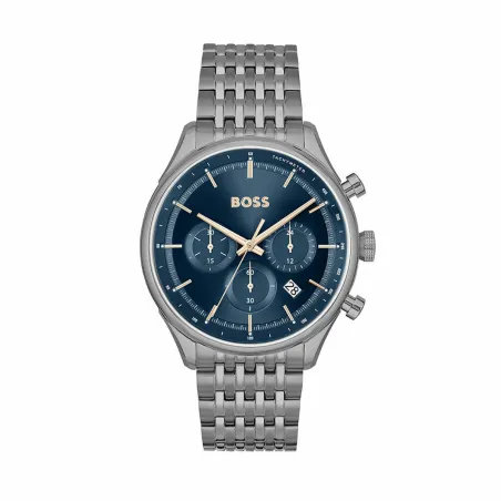 Unisex Watch Hugo Boss Navy Blue Dark grey (Ø 45 mm)