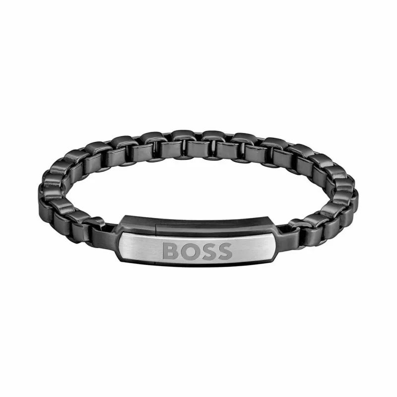 Vīriešu Aproce Hugo Boss 1580598S Nerūsējošais tērauds 20 cm