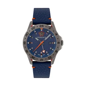 Miesten rannekellot Versace Hopeinen (Ø 45 mm)