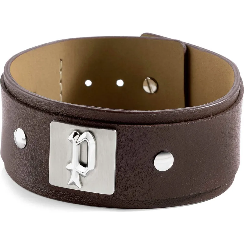Men's Bracelet Police Leather