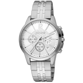 Vīriešu Pulkstenis Just Cavalli Sudrabains (Ø 42 mm)