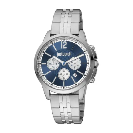 Miesten rannekellot Just Cavalli Hopeinen (Ø 42 mm)