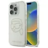 Karl Lagerfeld IML Rhinestones Karl Head - Case for iPhone 16 Pro Max (transparent)